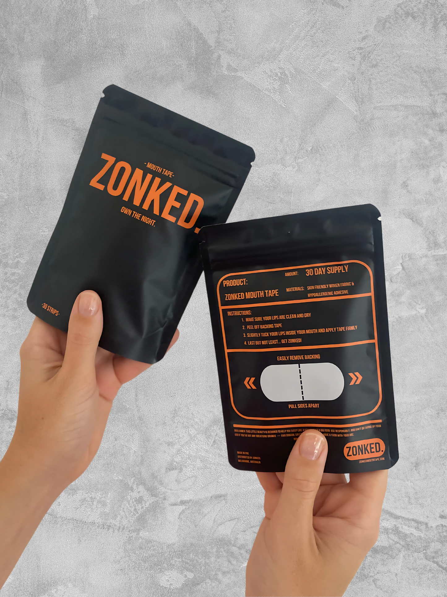 Zonked Mouth Tape. Rest. Recover. Rethink Sleep. Effective Mouth Tape. Australian Owned.