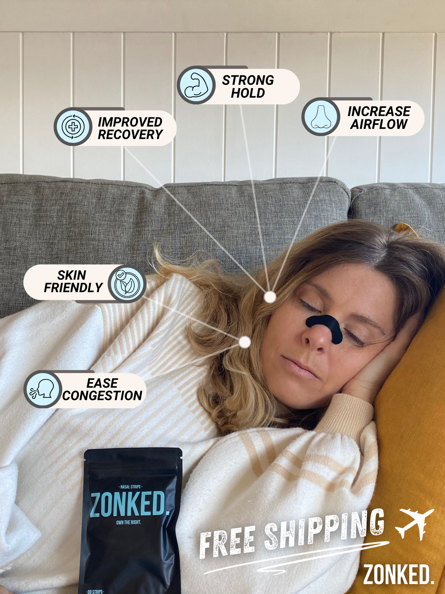 Zonked Nose Strips