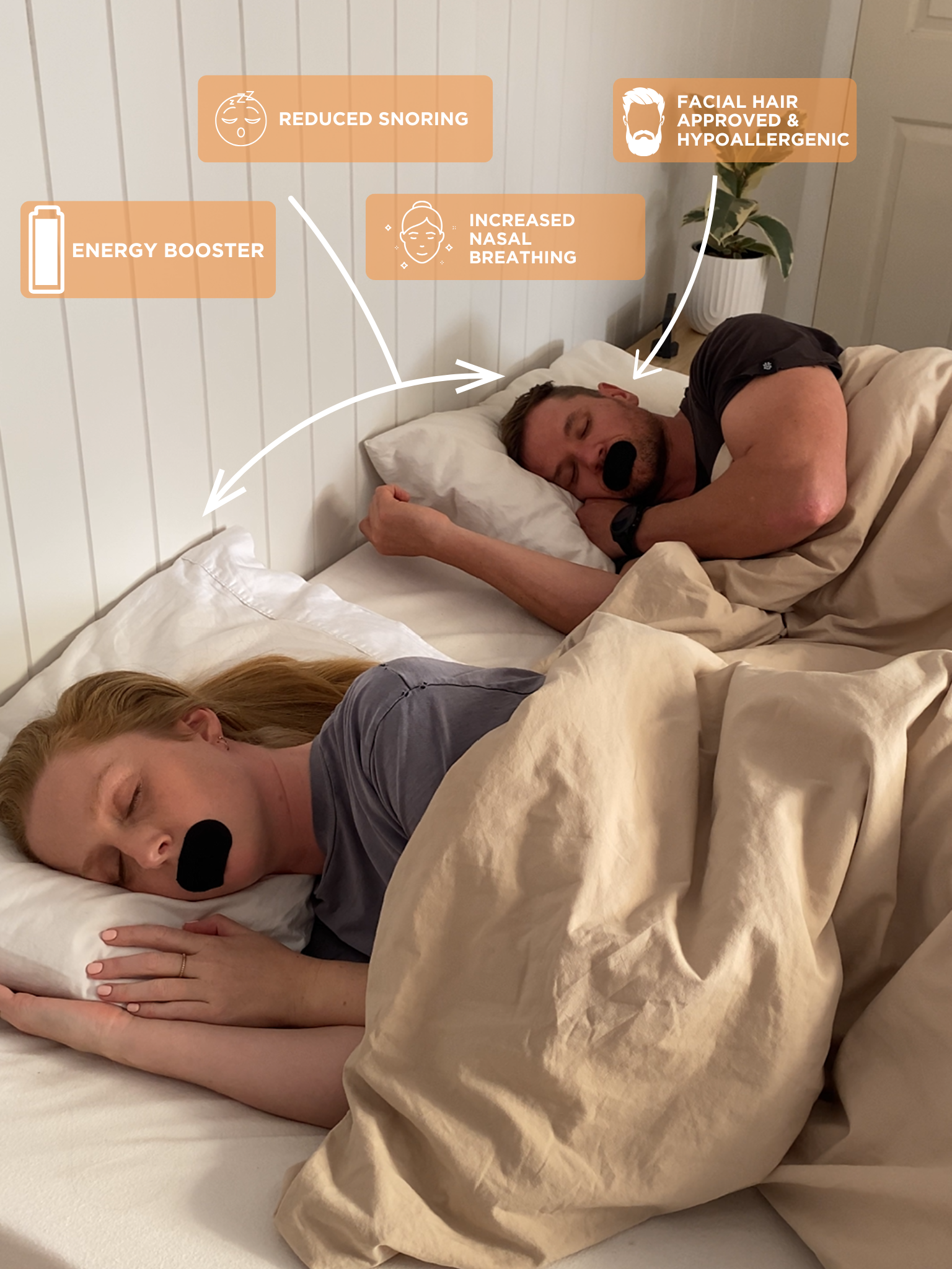 Zonked Mouth Tape. Rest. Recover. Rethink Sleep. Effective Mouth Tape. Australian Owned. Benefits for sleep and recovery.
