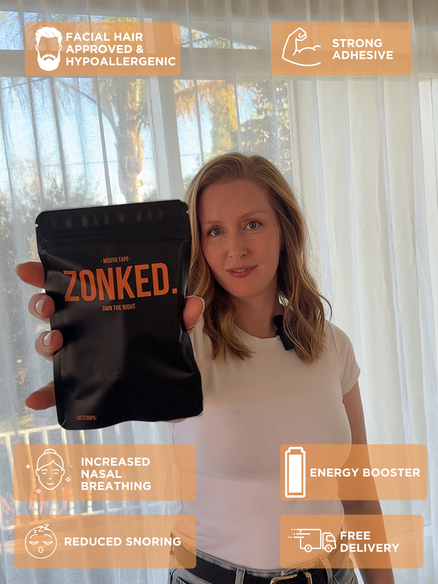 Zonked Mouth Tape. Rest. Recover. Rethink Sleep. Effective Mouth Tape. Australian Owned. Befits of Mouth Tape. Mouth Tape Recommendations.